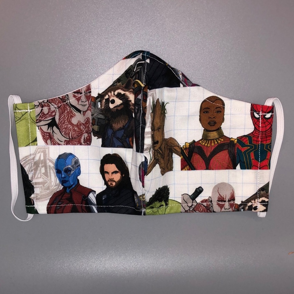 Marvel comics avengers fabric face mask